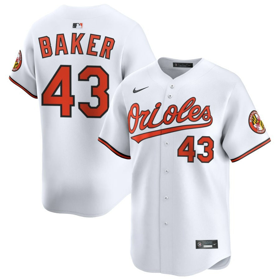 Bryan Baker Baltimore Orioles 2025 Home Limited Jersey - White