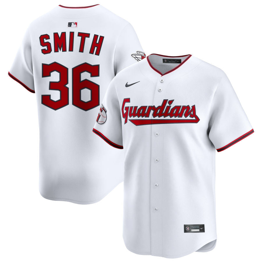Cade Smith Cleveland Guardians 2025 Home Limited Jersey - White