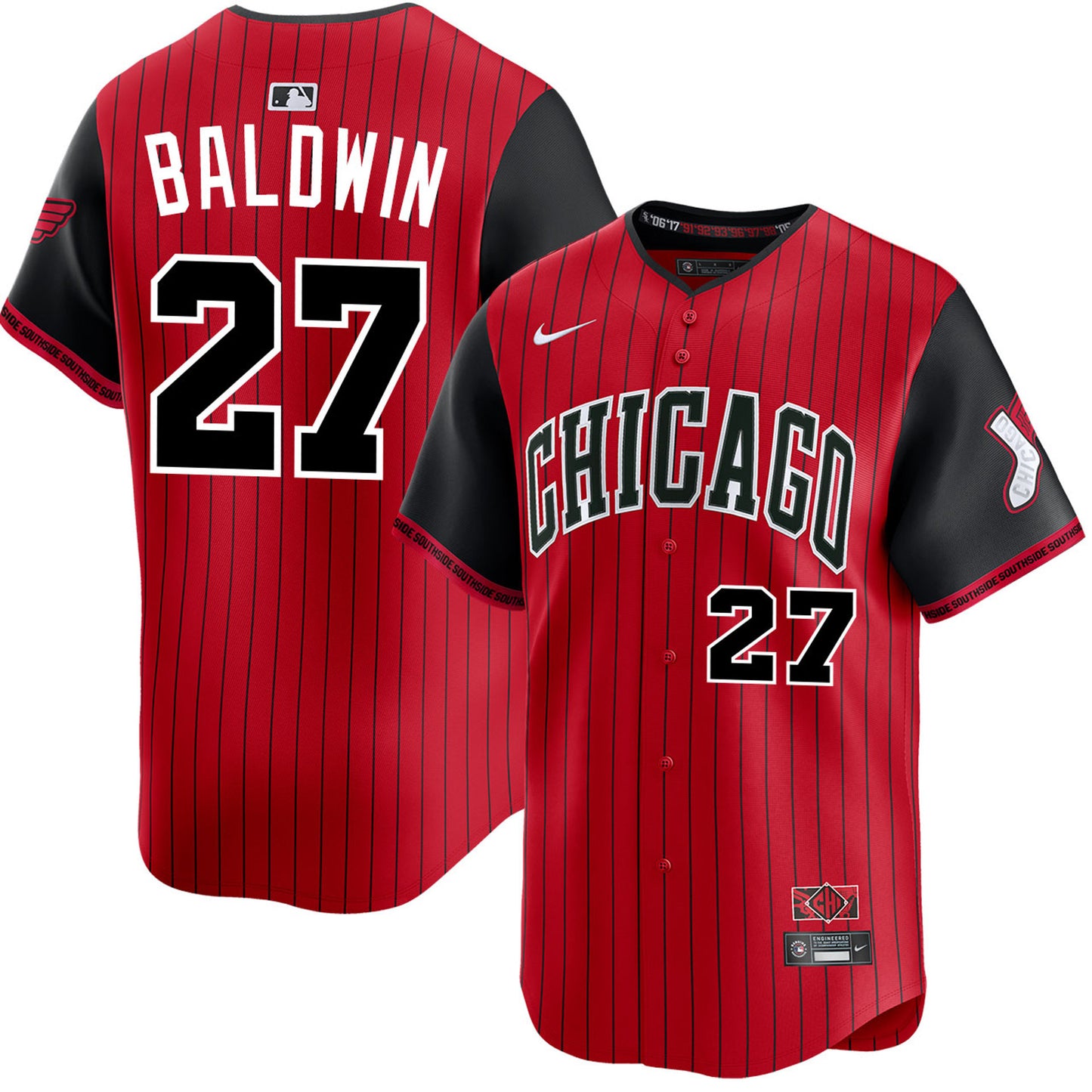 Brooks Baldwin Chicago White Sox 2025 City Connect Limited Jersey - Red/Black