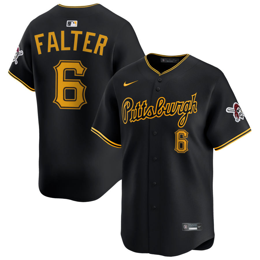 Bailey Falter Pittsburgh Pirates 2025 Alternate Limited Jersey - Black