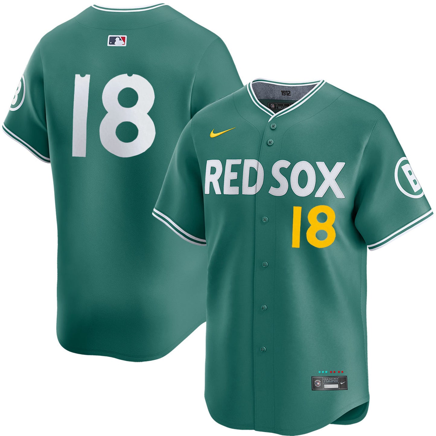 Blake Sabol Boston Red Sox 2025 City Connect Limited Jersey - Green