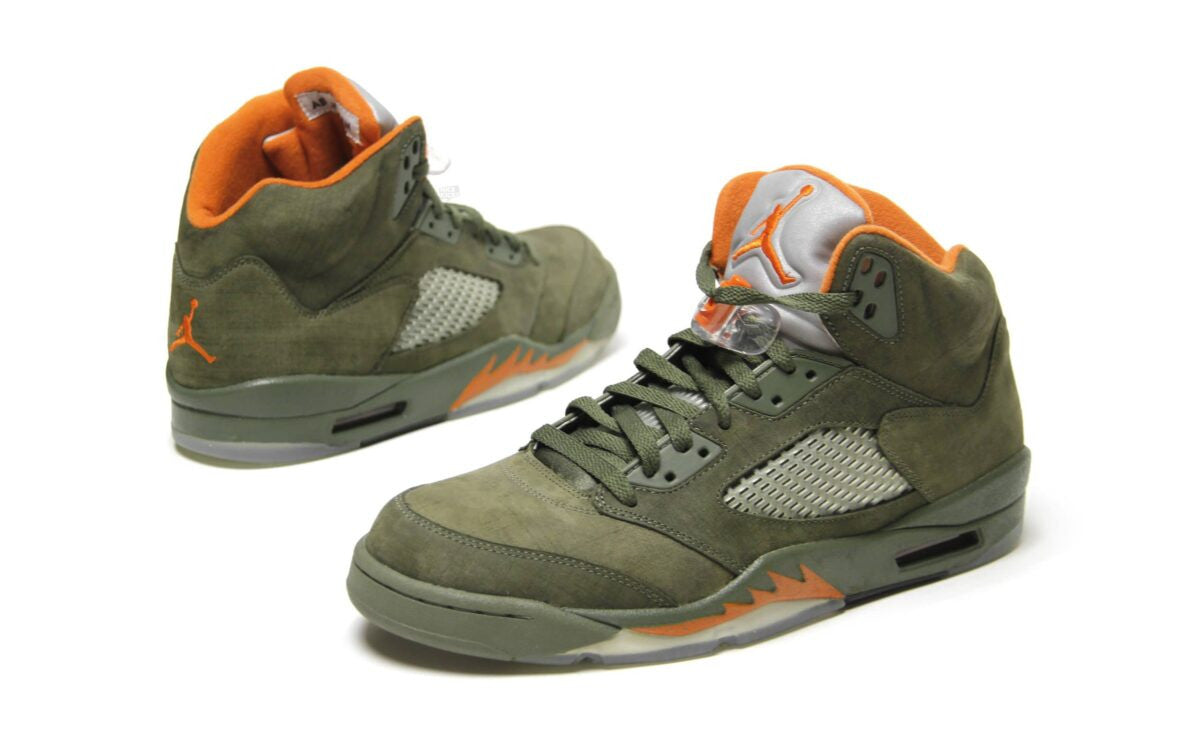 Men's Air Jordan 5 Olive Shoes
