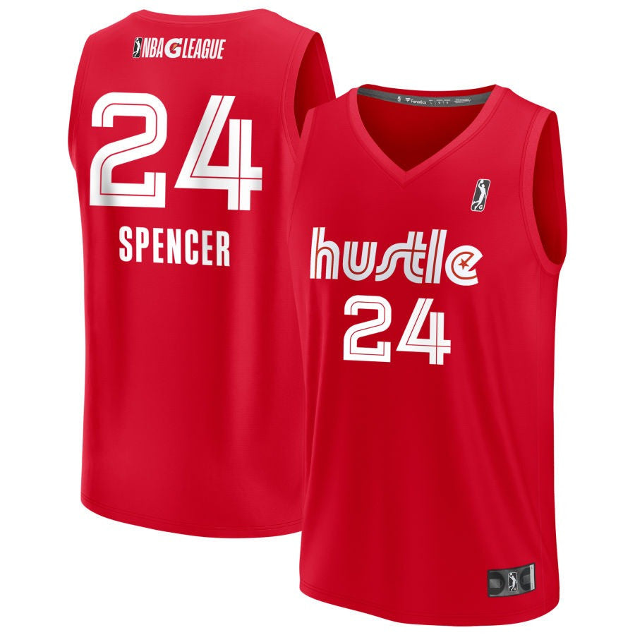 Cam Spencer Memphis Hustle 2025 Swingman Jersey - Red