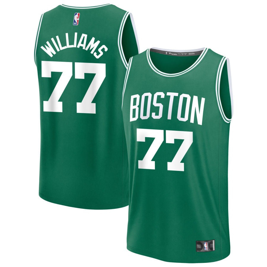 Amari Williams Boston Celtics 2025 Icon Edition Fast Break Jersey - Kelly Green