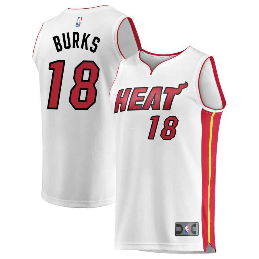 Alec Burks Miami Heat 2025 Association Edition Fast Break Jersey - White