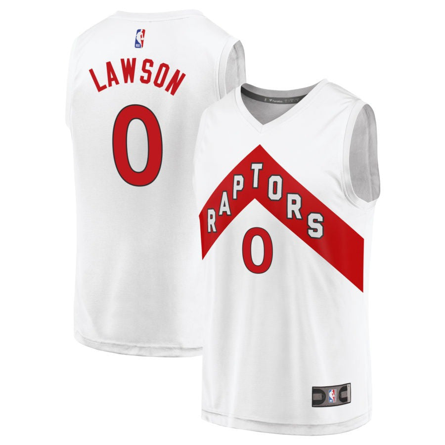 A.J. Lawson Toronto Raptors 2025 Association Edition Fast Break Jersey - White