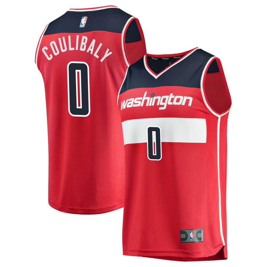 Bilal Coulibaly Washington Wizards 2025 Icon Edition Fast Break Jersey - Red