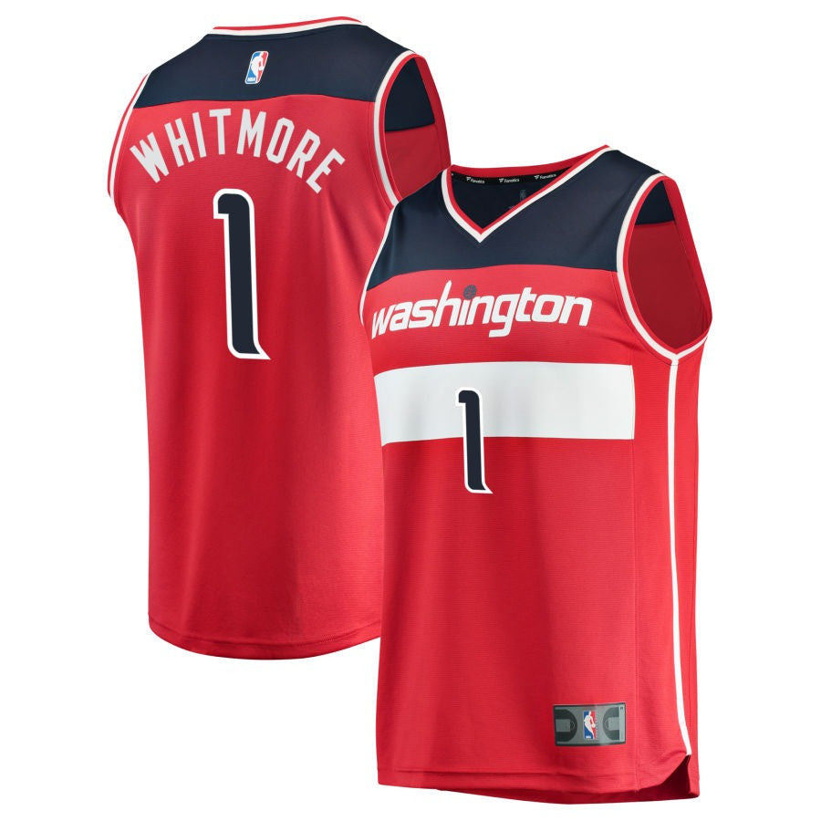 Cam Whitmore Washington Wizards 2025 Icon Edition Fast Break Jersey - Red