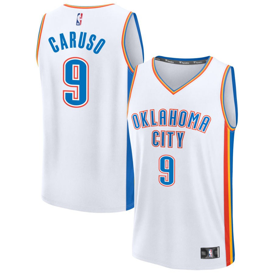 Alex Caruso Oklahoma City Thunder 2025 Association Edition Fast Break Jersey - White