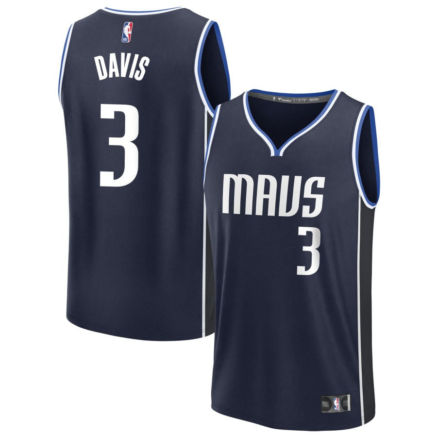 Anthony Davis Dallas Mavericks 2025 Statement Edition Fast Break Jersey - Navy