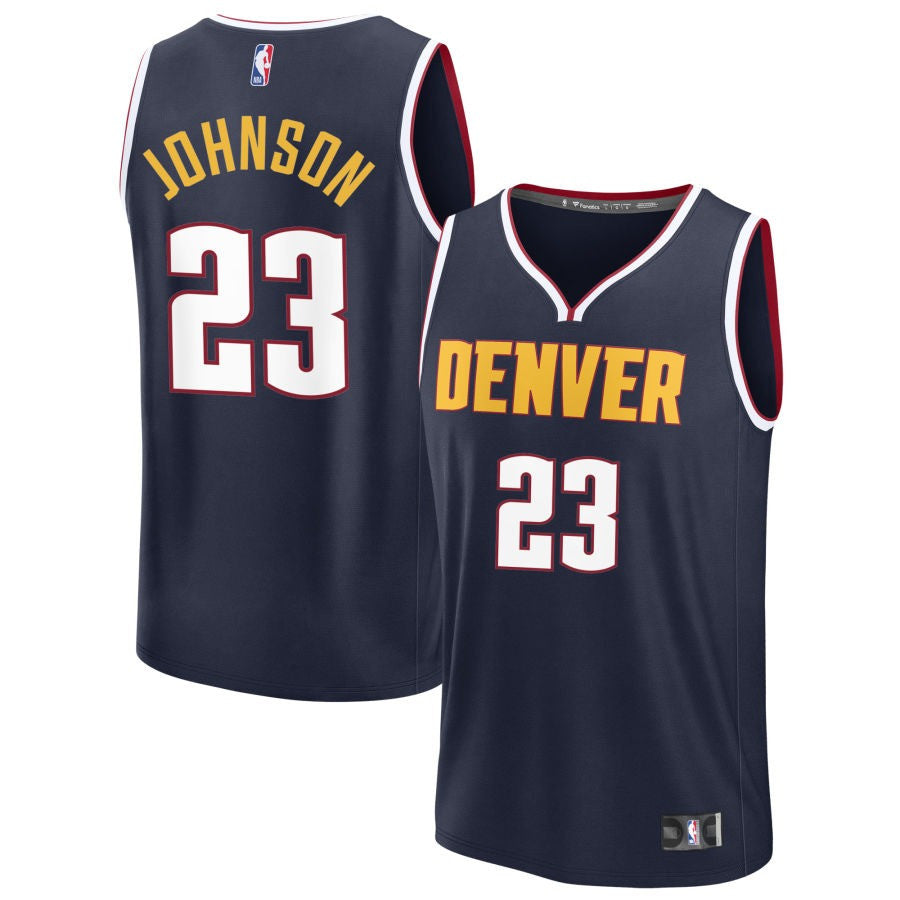 Cameron Johnson Denver Nuggets 2025 Icon Edition Fast Break Jersey - Navy