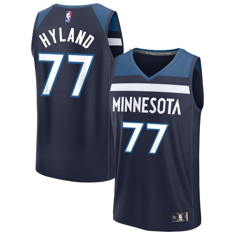 Bones Hyland Minnesota Timberwolves 2025 Icon Edition Fastbreak Jersey - Navy