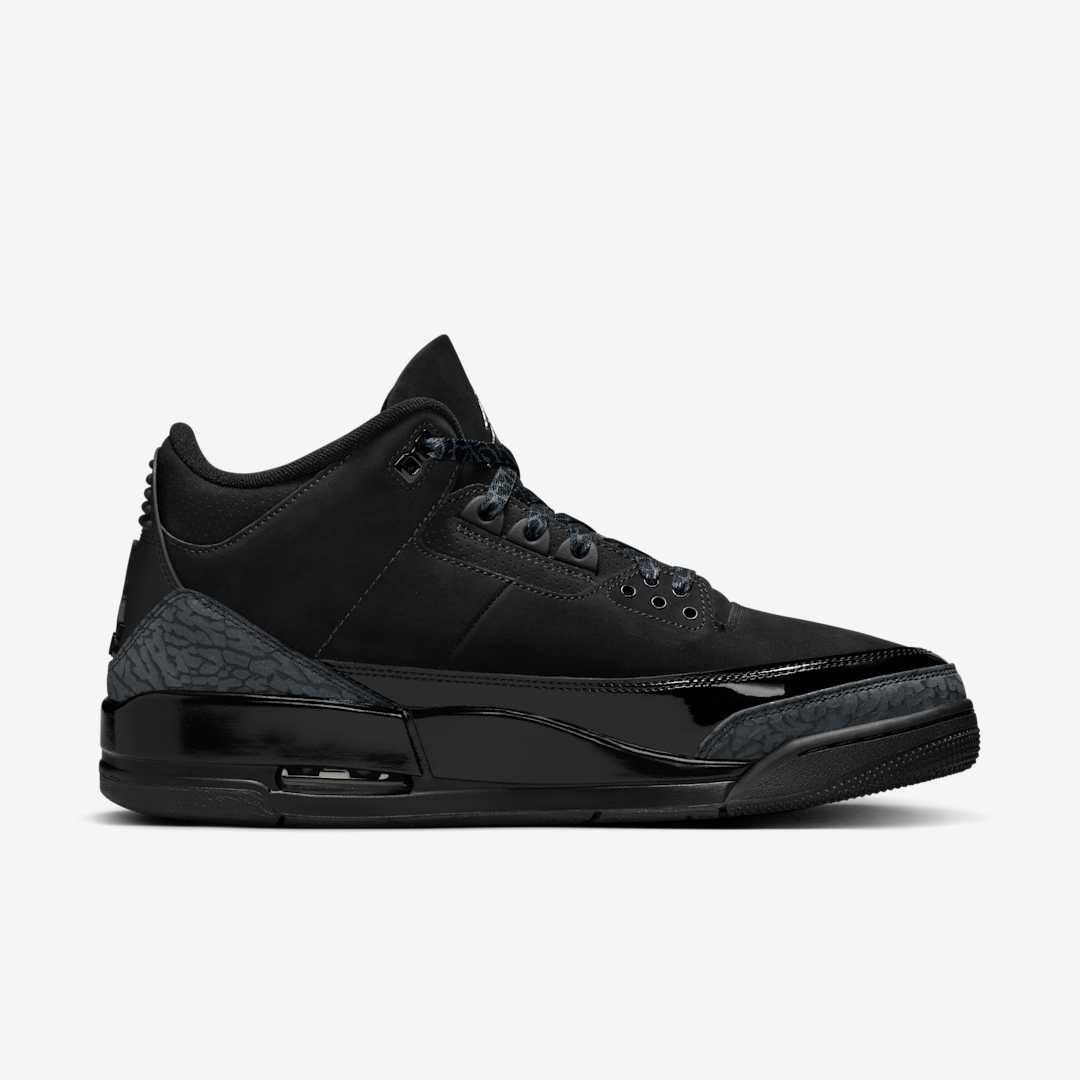 Men's Air Jordan 3 Black Cat Shoes