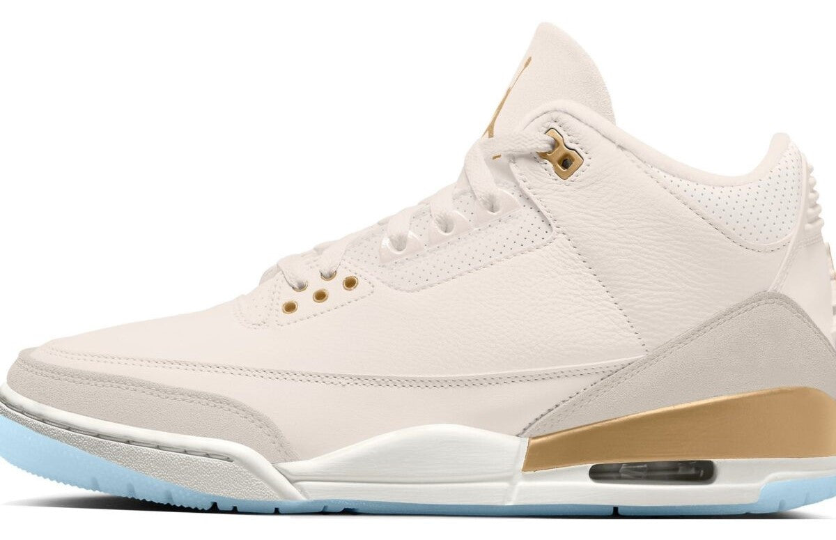 Men's Air Jordan 3 Champagne & Oysters Shoes