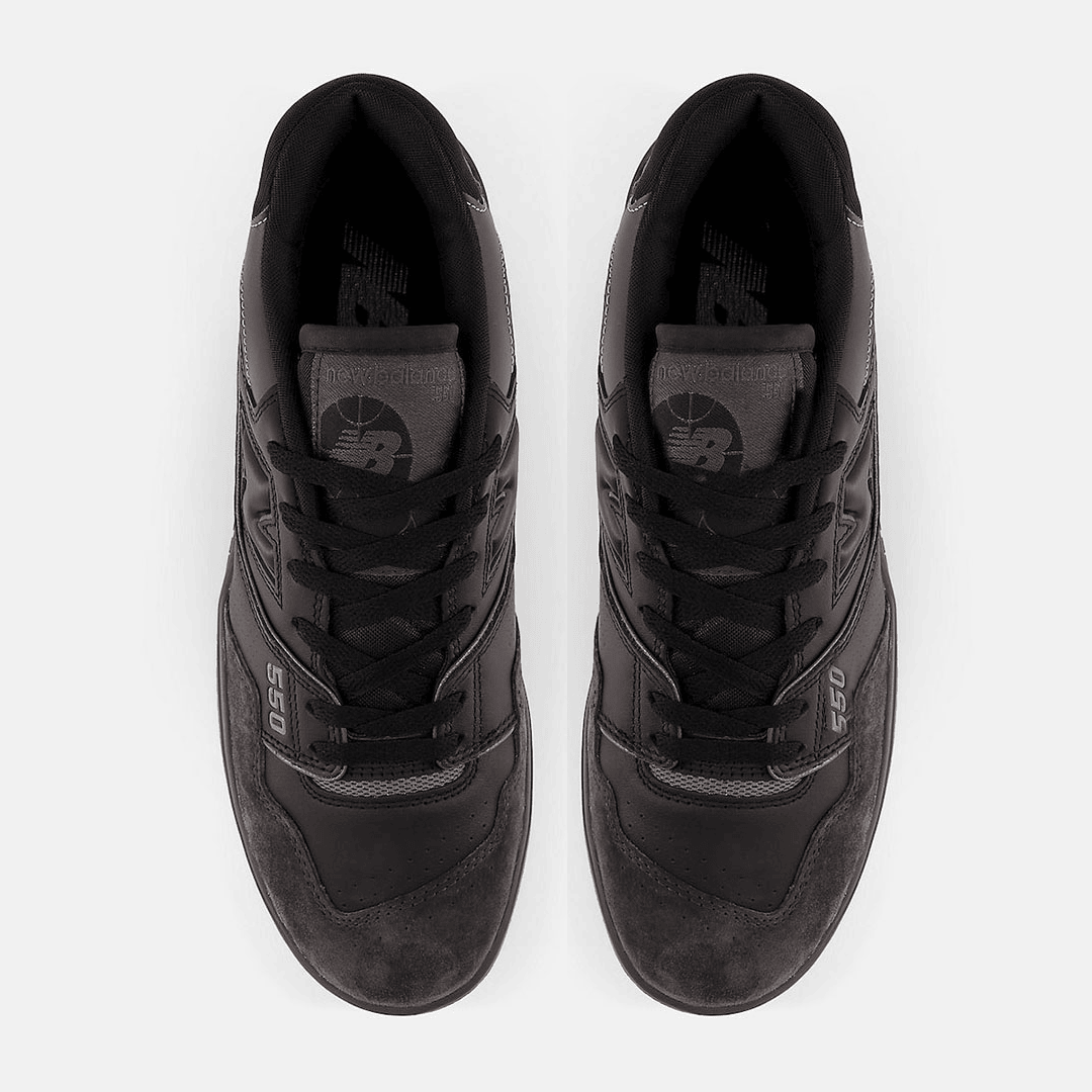 Men's New Balance 550 Black Gum Shoes