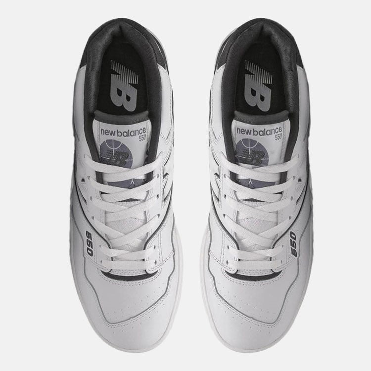 Men's New Balance 550 Black White Shoes