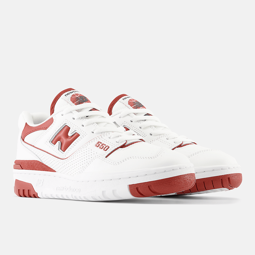 Men's New Balance 550 Brick Red Shoes