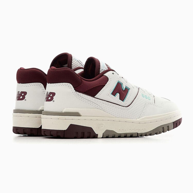 Men's New Balance 550 Burgundy Shoes