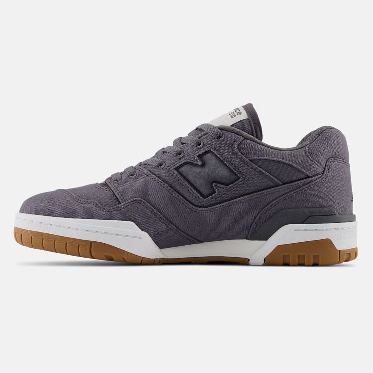 Men's New Balance 550 Grey Canvas Shoes