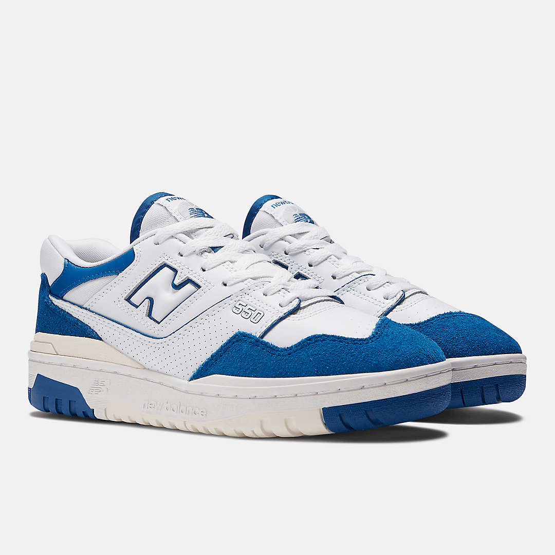 Men's New Balance 550 Royal Toe Shoes