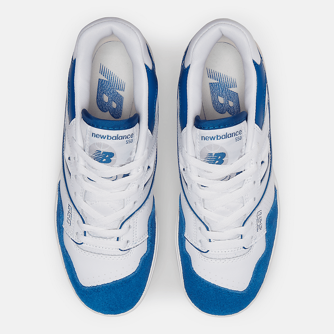 Men's New Balance 550 Royal Toe Shoes