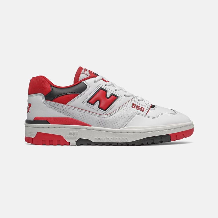 Men's New Balance 550 Team Red Shoes