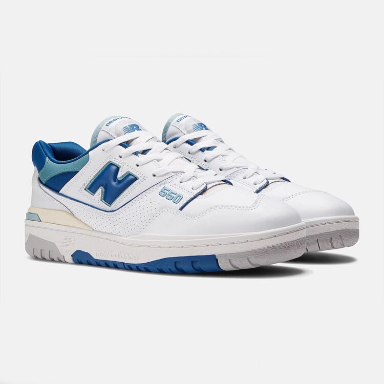 Men's New Balance 550 White Blue Shoes