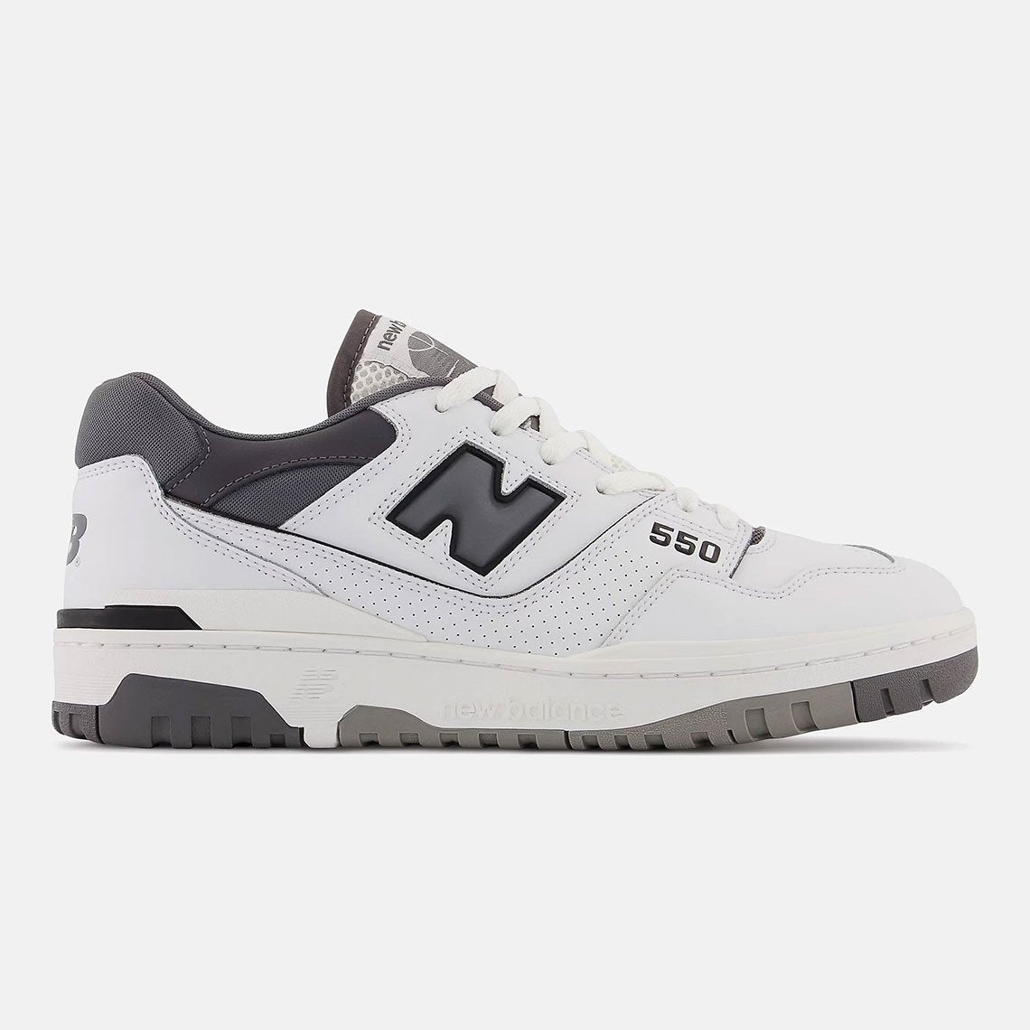 Men's New Balance 550 White Grey Shoes