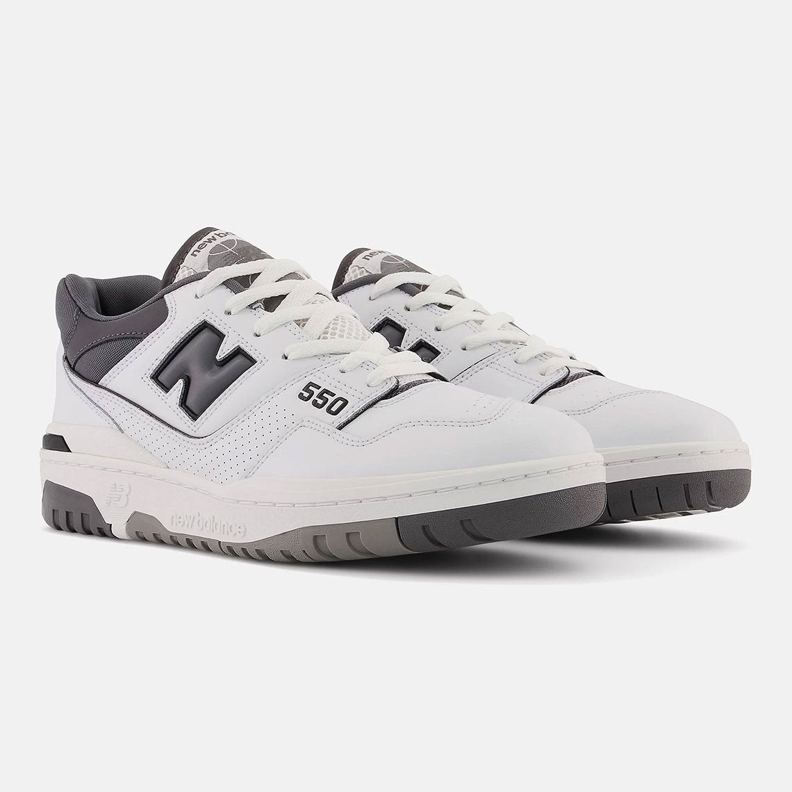 Men's New Balance 550 White Grey Shoes