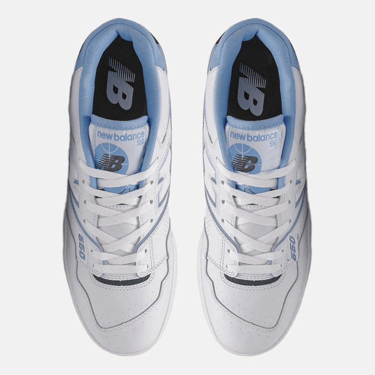 Men's New Balance 550 White Team Carolina Shoes