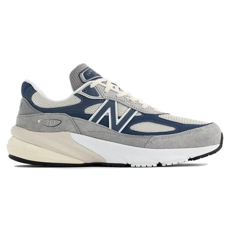 Men's New Balance 990v6 Grey Navy Shoes