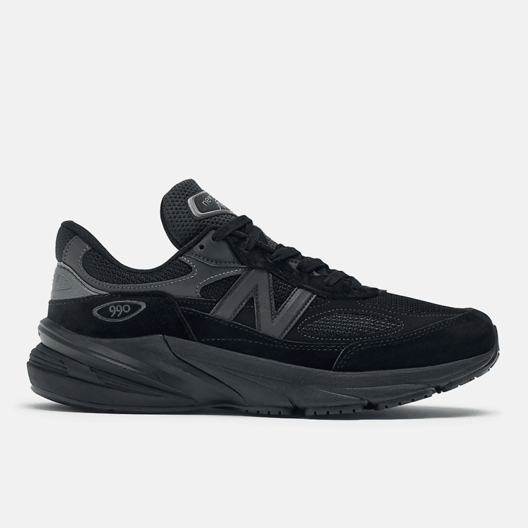 Men's New Balance 990v6 Triple Black Shoes