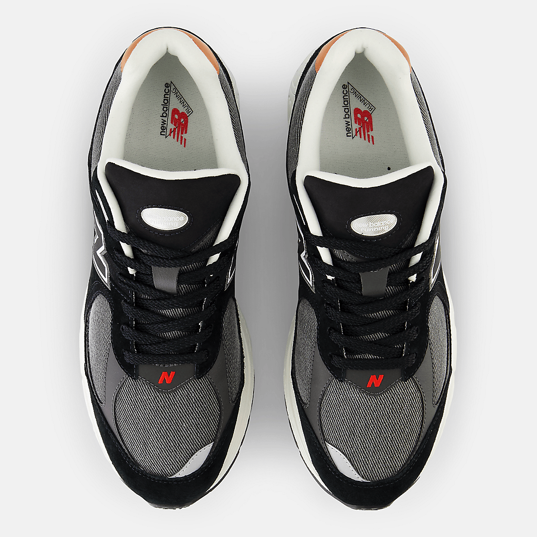 Men's New Balance 2002R Black Denim Shoes