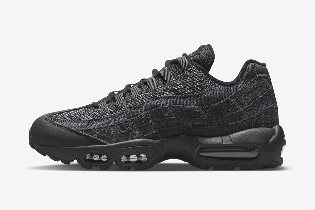 Men's Nike Air Max 95 Black Iron Grey Shoes