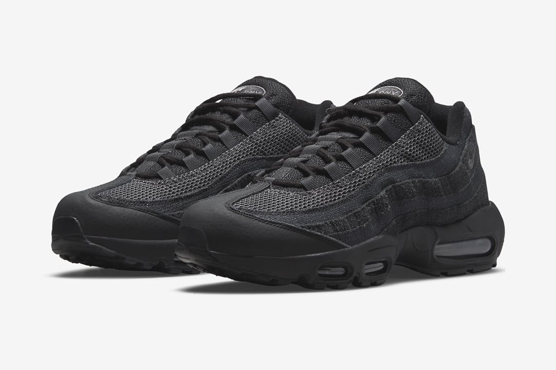 Men's Nike Air Max 95 Black Iron Grey Shoes