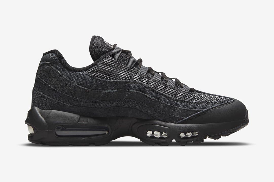 Men's Nike Air Max 95 Black Iron Grey Shoes