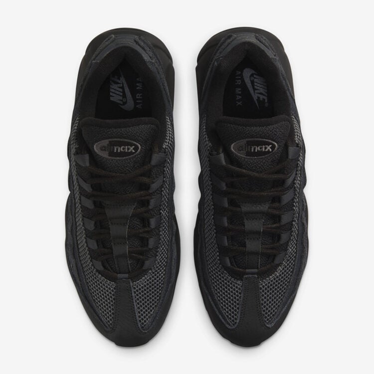 Men's Nike Air Max 95 Black Iron Grey Shoes