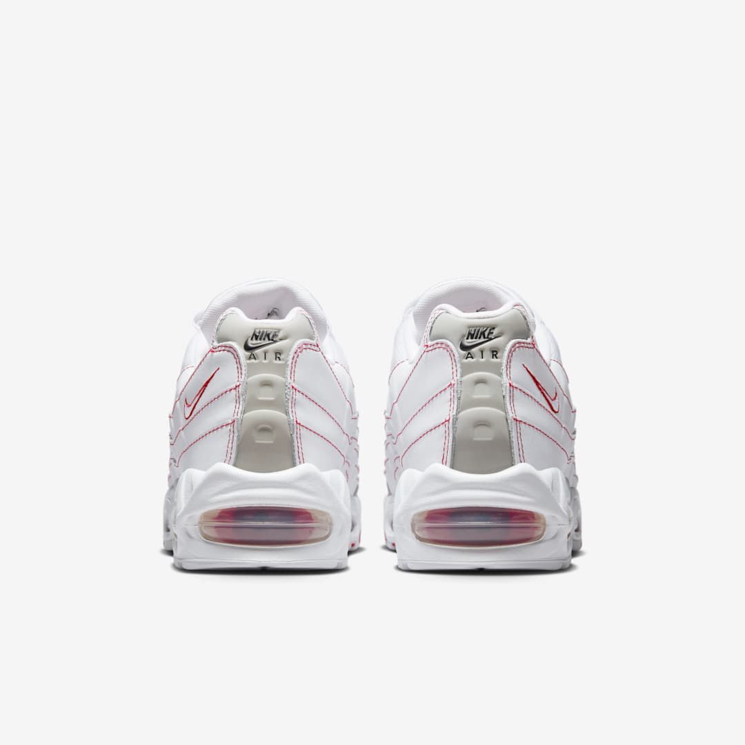 Men's Nike Air Max 95 White University Red Shoes