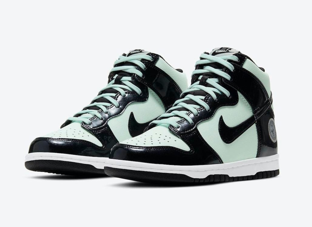 Men's Nike Dunk High Barely Green Shoes