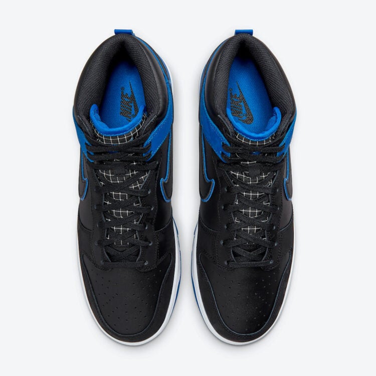 Men's Nike Dunk High Blue Camo Shoes