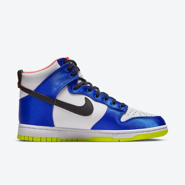 Men's Nike Dunk High Blue Satin Shoes