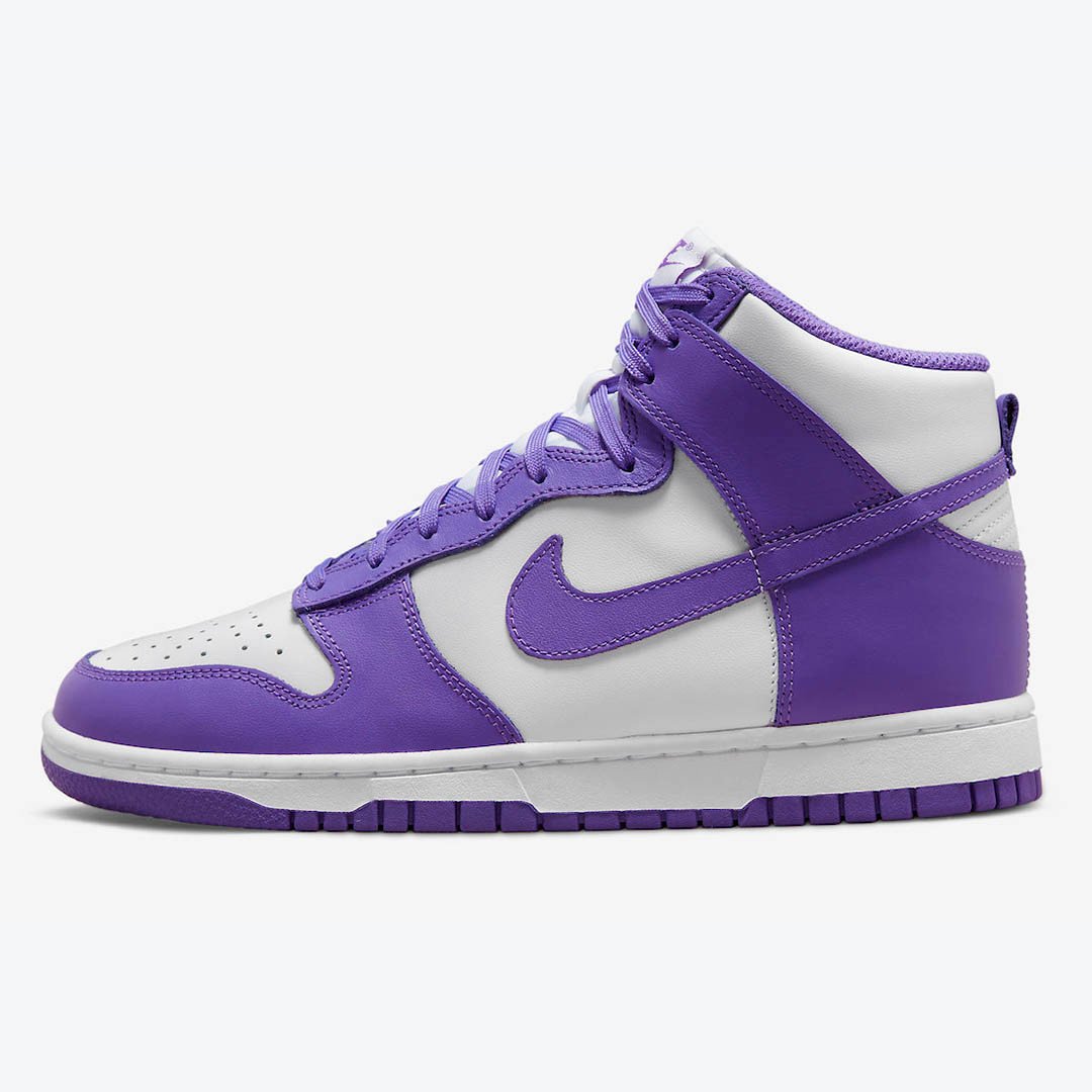 Men's Nike Dunk High Court Purple Shoes