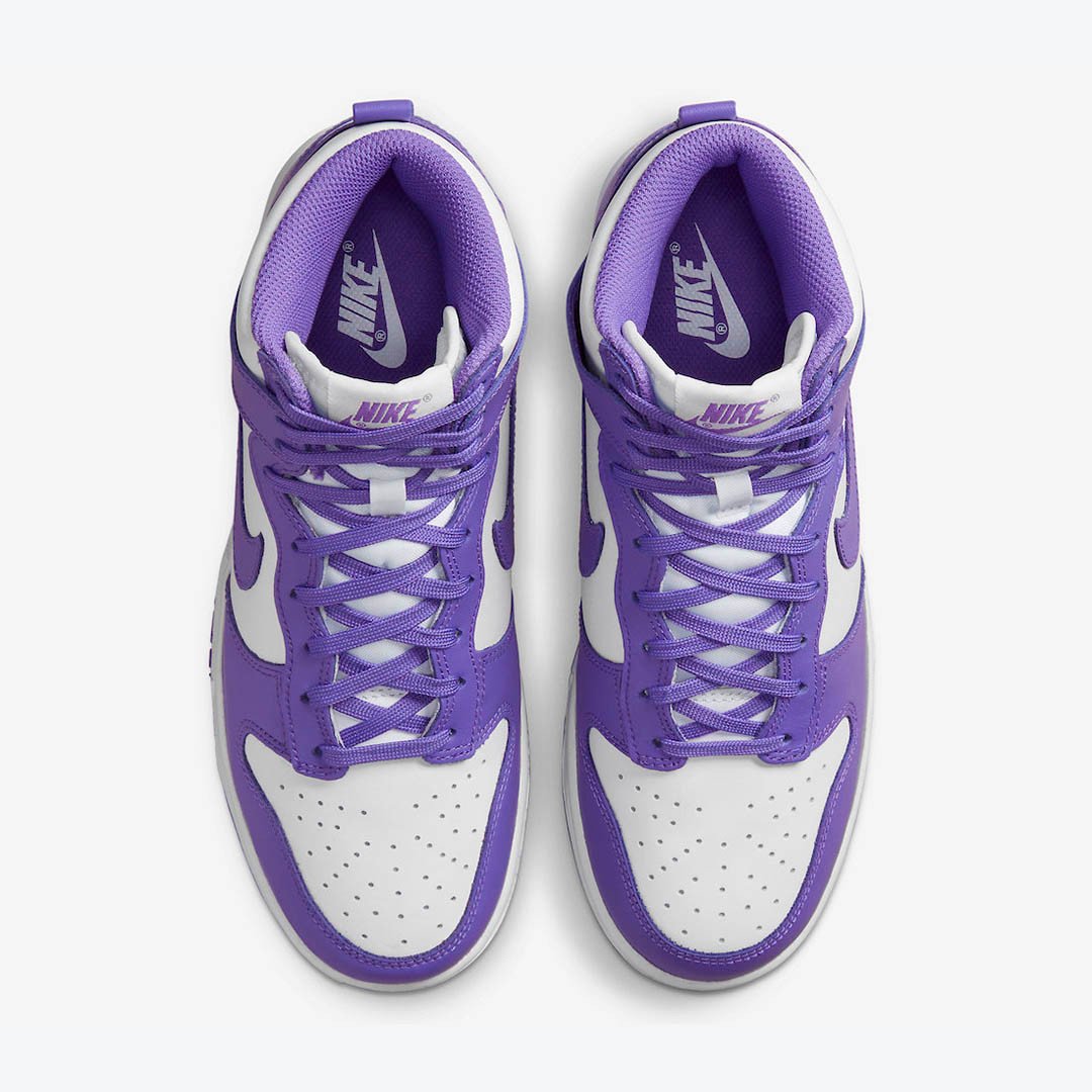 Men's Nike Dunk High Court Purple Shoes