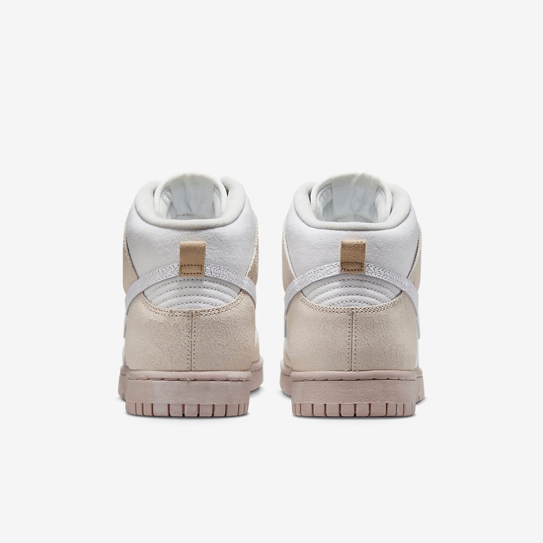 Men's Nike Dunk High Cracked Leather Shoes