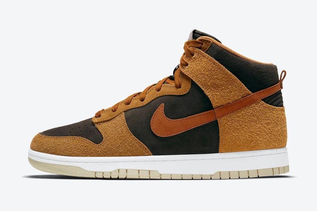 Men's Nike Dunk High Dark Russet Shoes