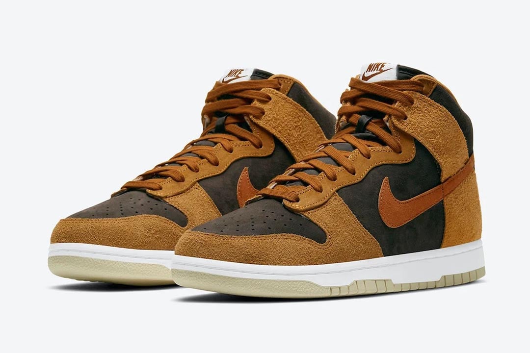 Men's Nike Dunk High Dark Russet Shoes