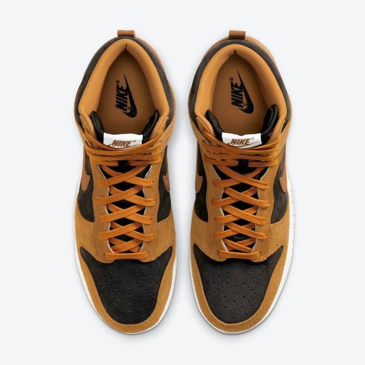 Men's Nike Dunk High Dark Russet Shoes