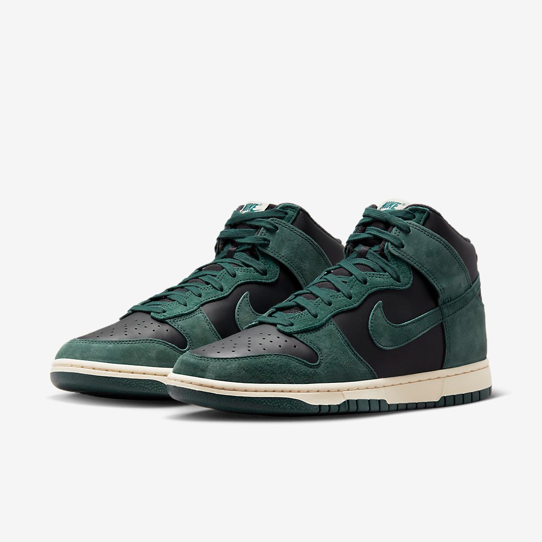 Men's Nike Dunk High Faded Spruce Shoes