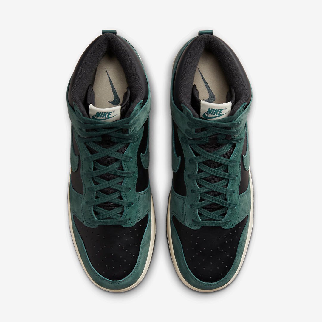 Men's Nike Dunk High Faded Spruce Shoes