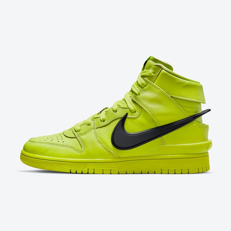 Men's Nike Dunk High Flash Lime Shoes